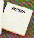 Dollhouse Miniature Memo Pad